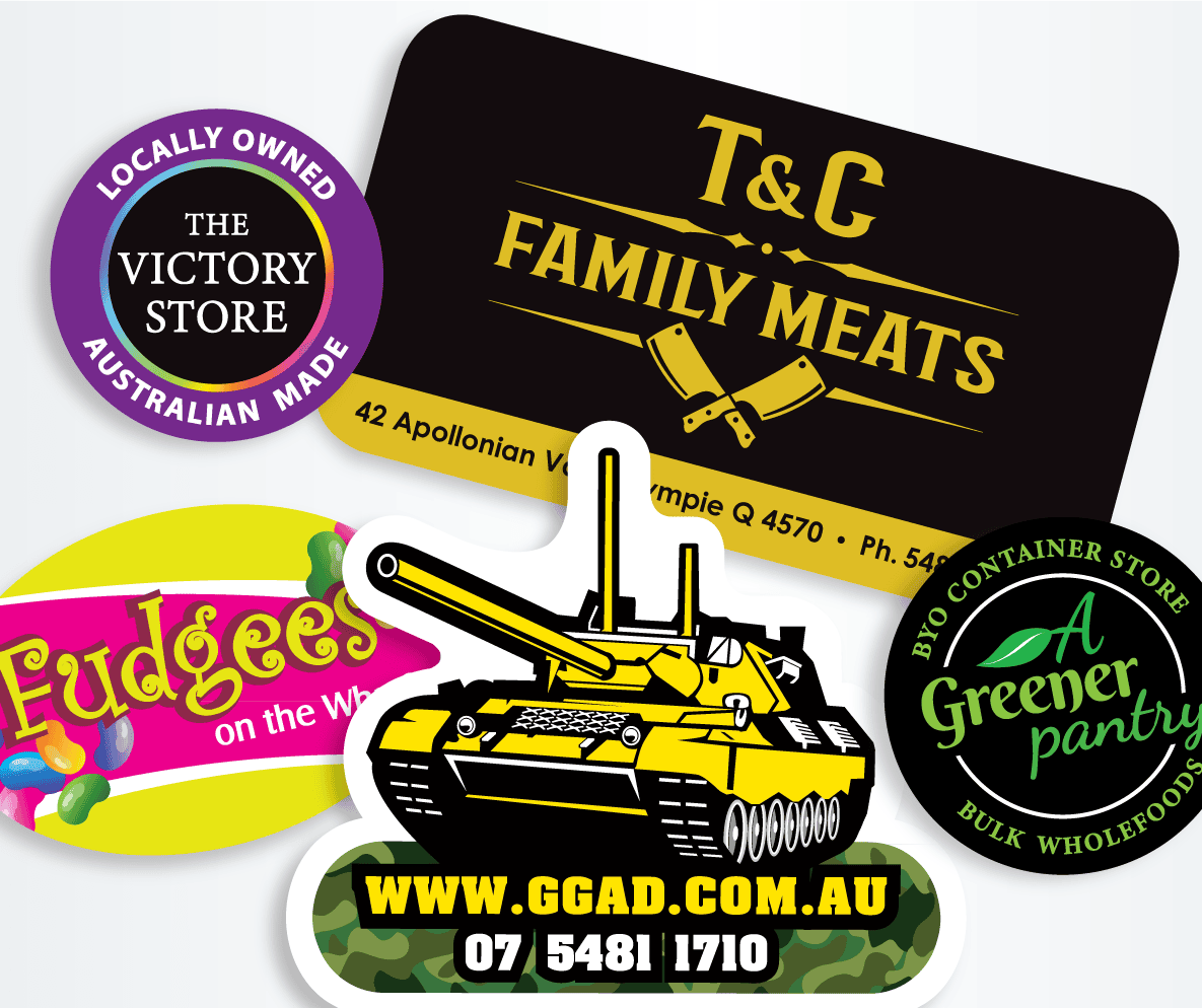 Stickers + Magnets + Coasters Gympie